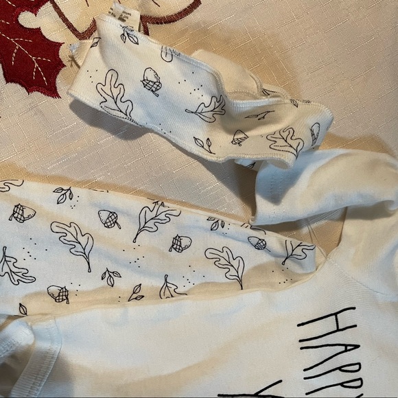 Rae Dunn - Happy fall y’all - new- size 3-6 - Picture 4 of 11